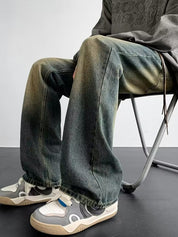 Men's Hip Pop Distressed Loose Jeans