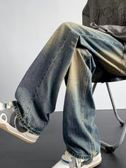 Men's Hip Pop Distressed Loose Jeans