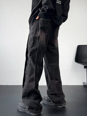 Men's Ombre Wash Loose Jeans