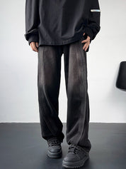 Men's Ombre Wash Loose Jeans