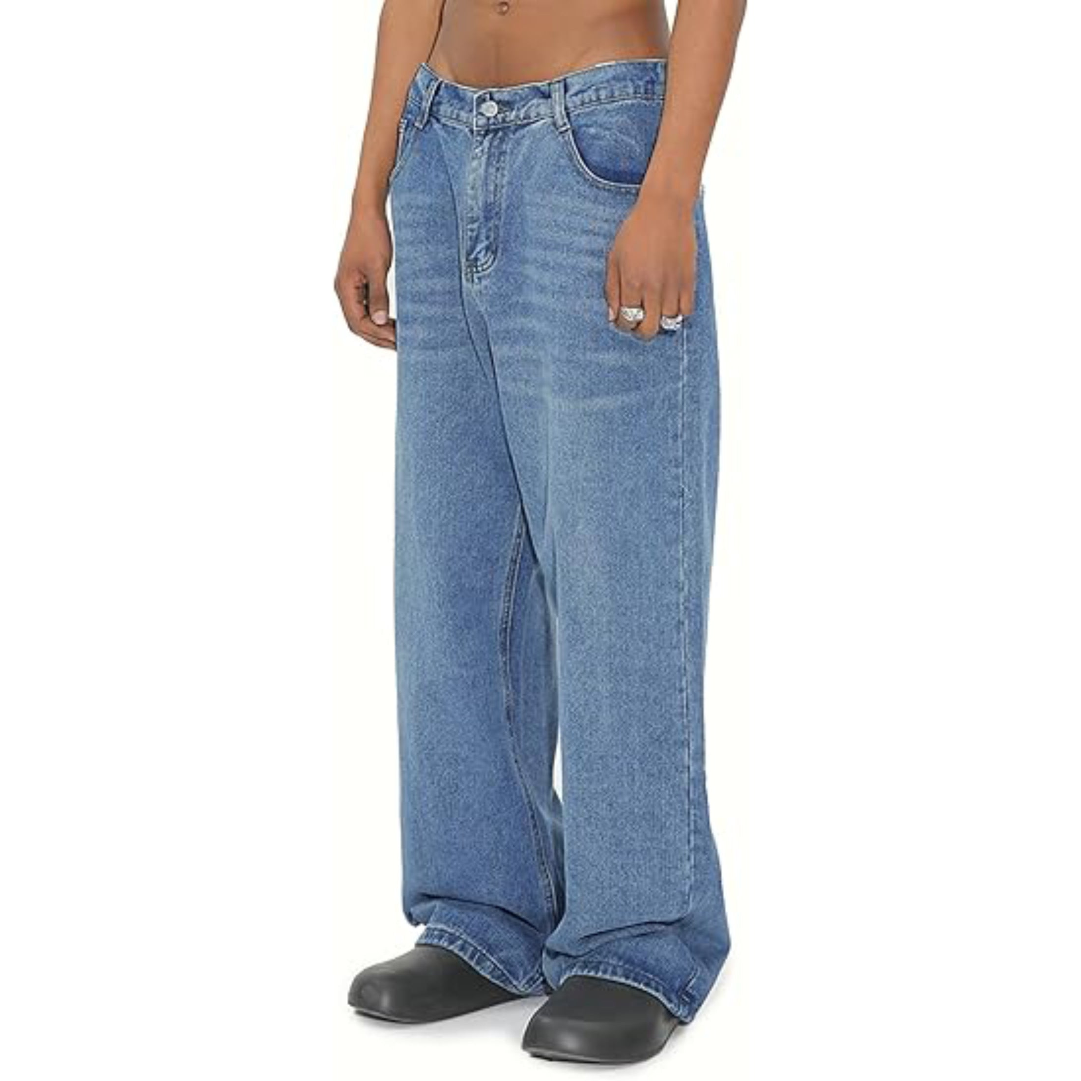 Straight Versatile Loose Jeans