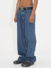 Straight Versatile Loose Jeans