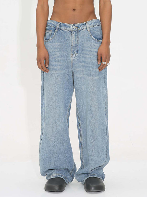 Straight Versatile Loose Jeans