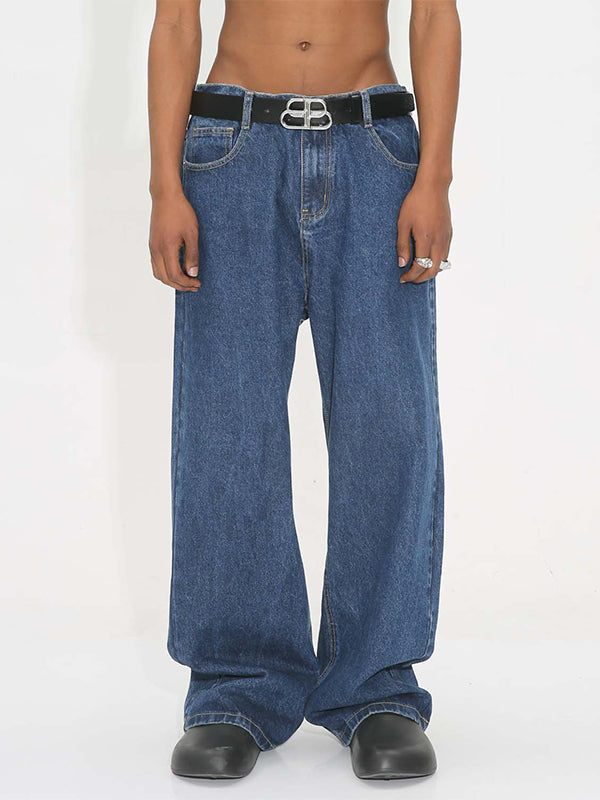 Straight Versatile Loose Jeans