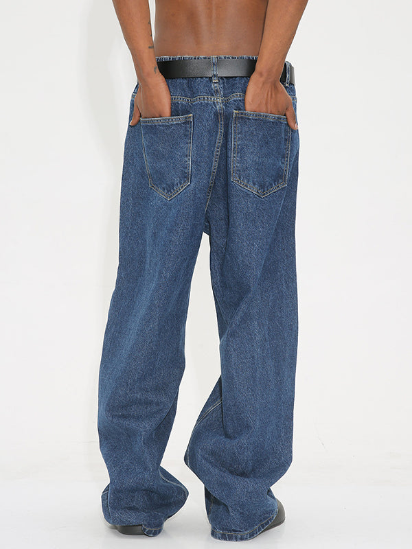 Straight Versatile Loose Jeans