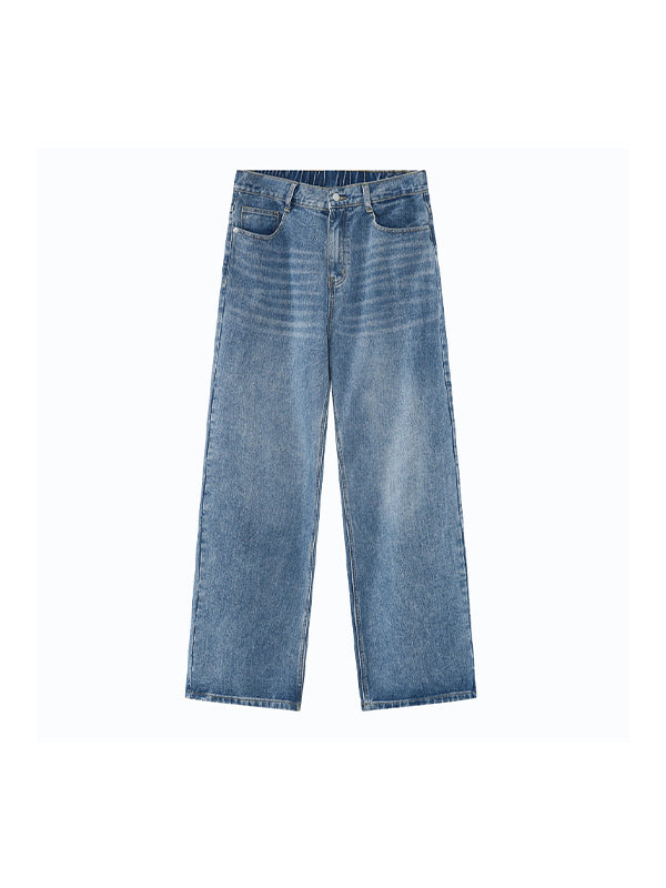 Straight Versatile Loose Jeans