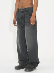 Straight Versatile Loose Jeans