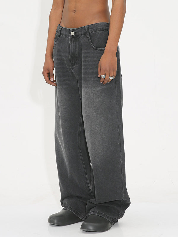 Straight Versatile Loose Jeans