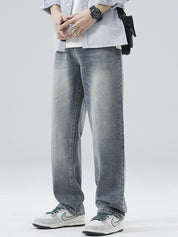 American High Street Straight Loose Jeans