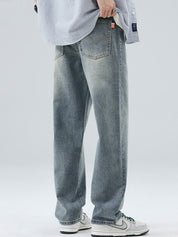 American High Street Straight Loose Jeans