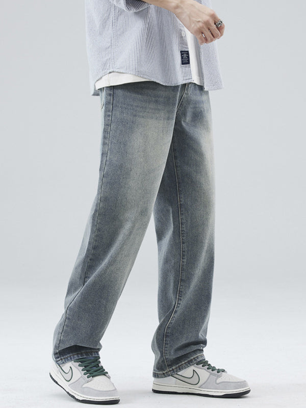 American High Street Straight Loose Jeans