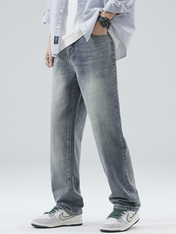 American High Street Straight Loose Jeans
