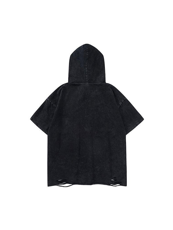 Little Devil Dark Style Print Short Sleeves