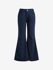 Versatile Loose Slimming Low-Waisted Flare Jeans