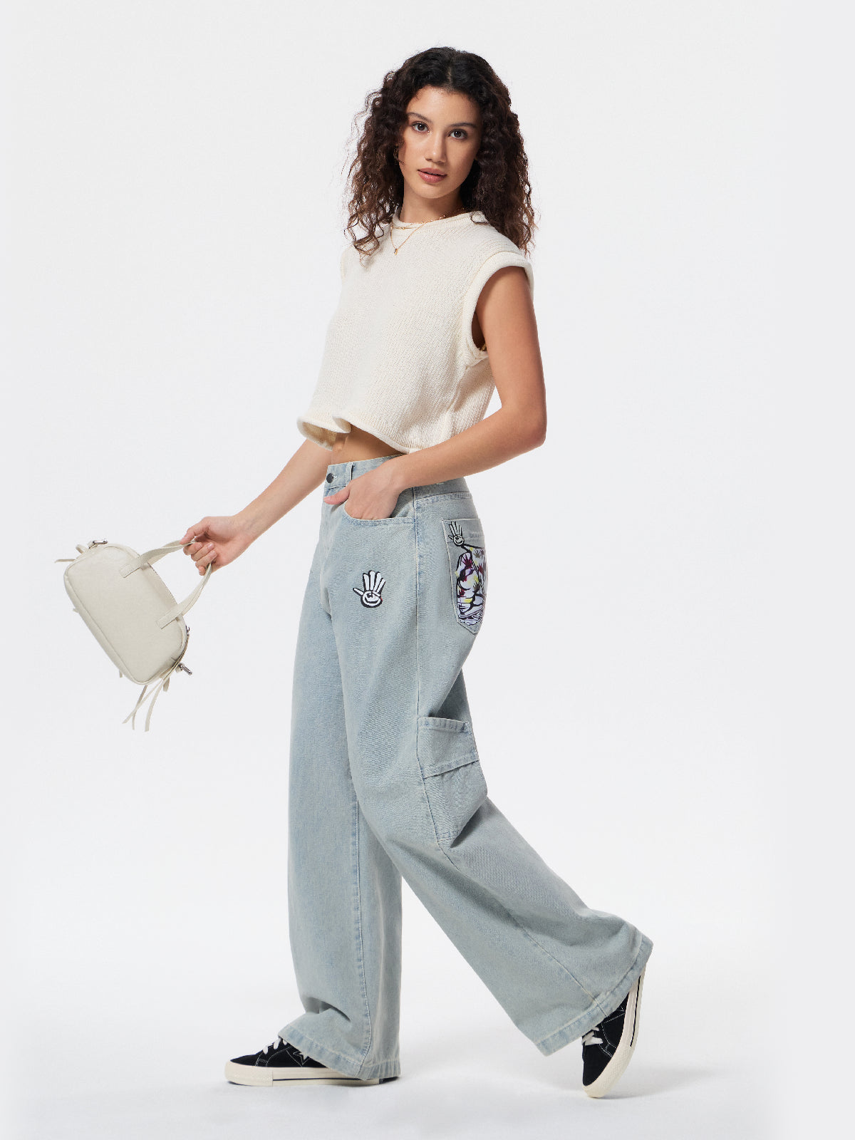American Retro Hiphop Boyfriend Jeans
