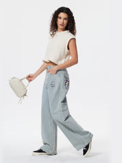 American Retro Hiphop Boyfriend Jeans