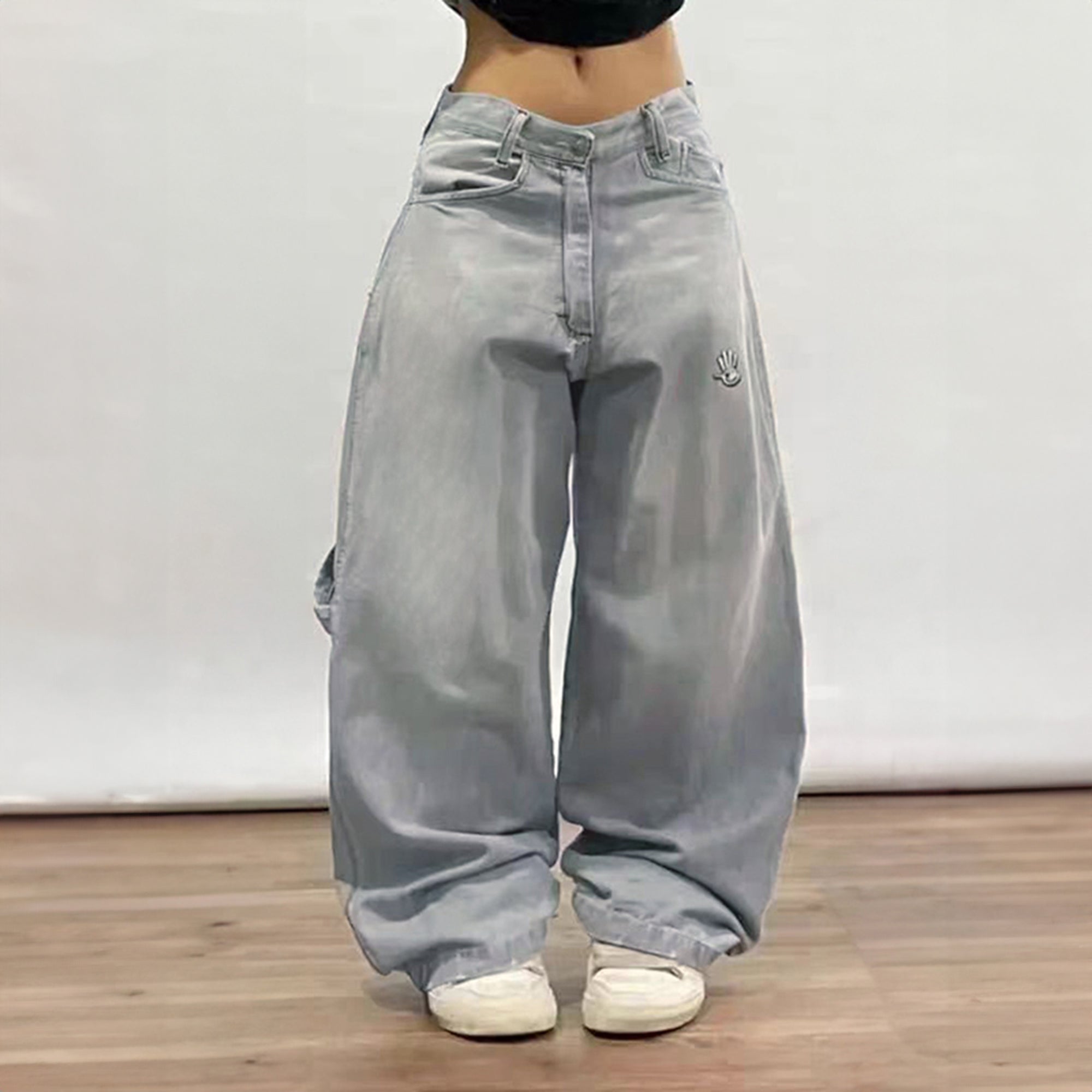 American Retro Hiphop Boyfriend Jeans