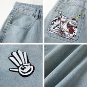 American Retro Hiphop Boyfriend Jeans
