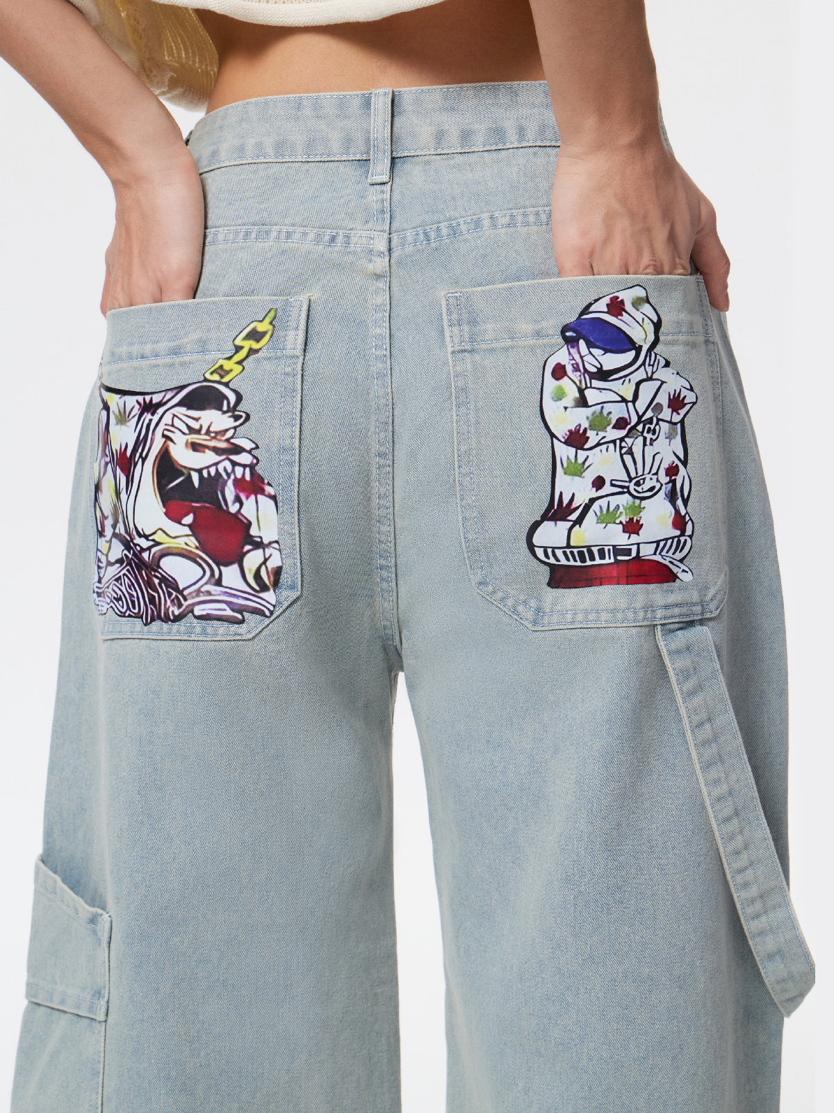 American Retro Hiphop Boyfriend Jeans
