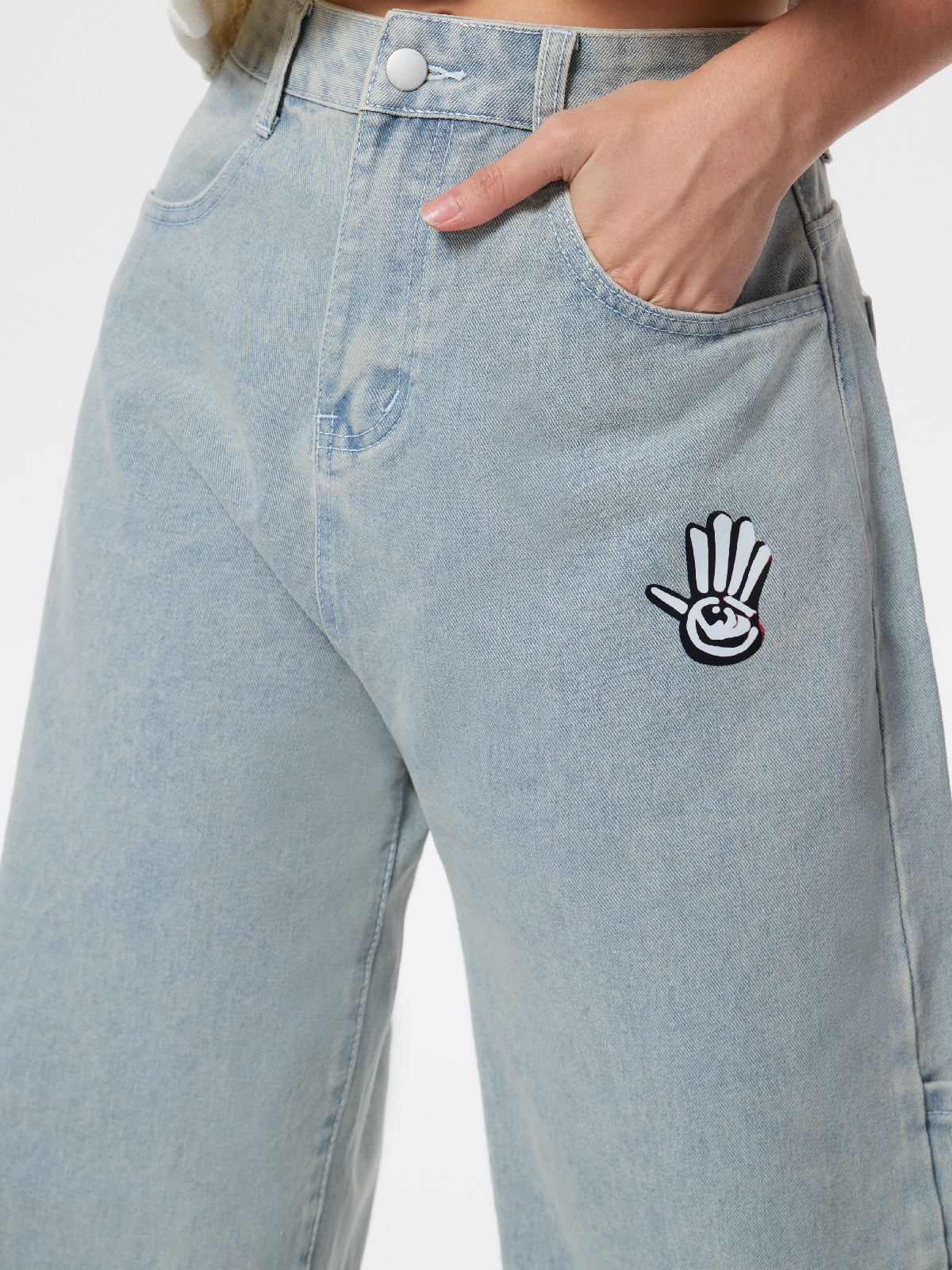 American Retro Hiphop Boyfriend Jeans