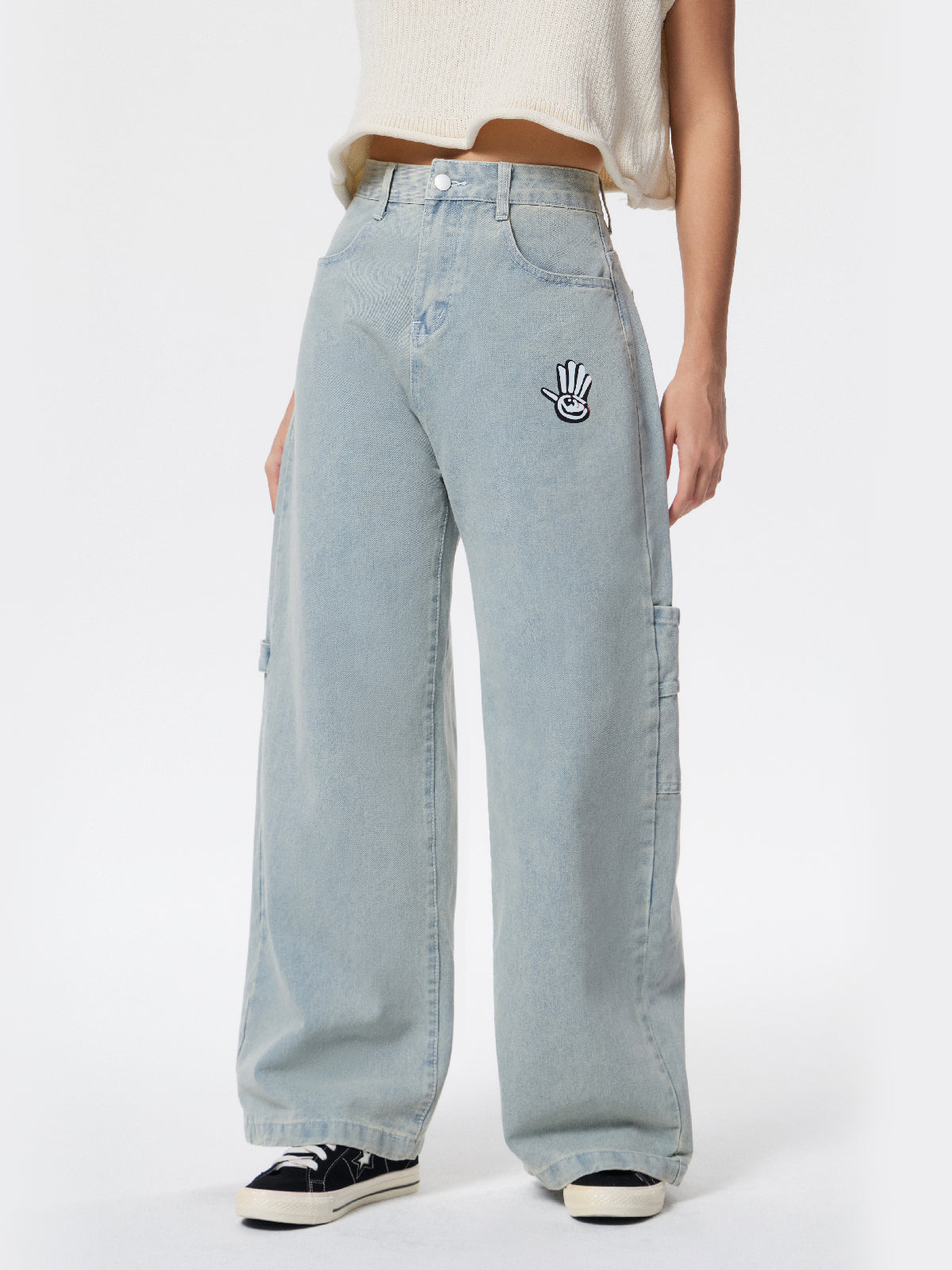 American Retro Hiphop Boyfriend Jeans