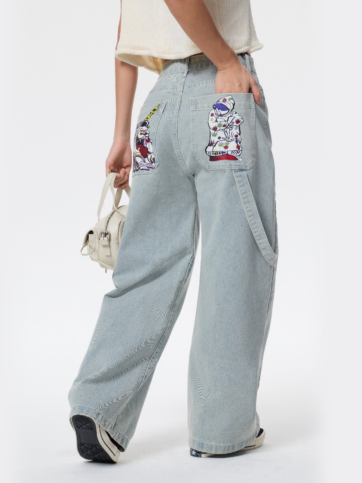 American Retro Hiphop Boyfriend Jeans