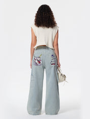 American Retro Hiphop Boyfriend Jeans