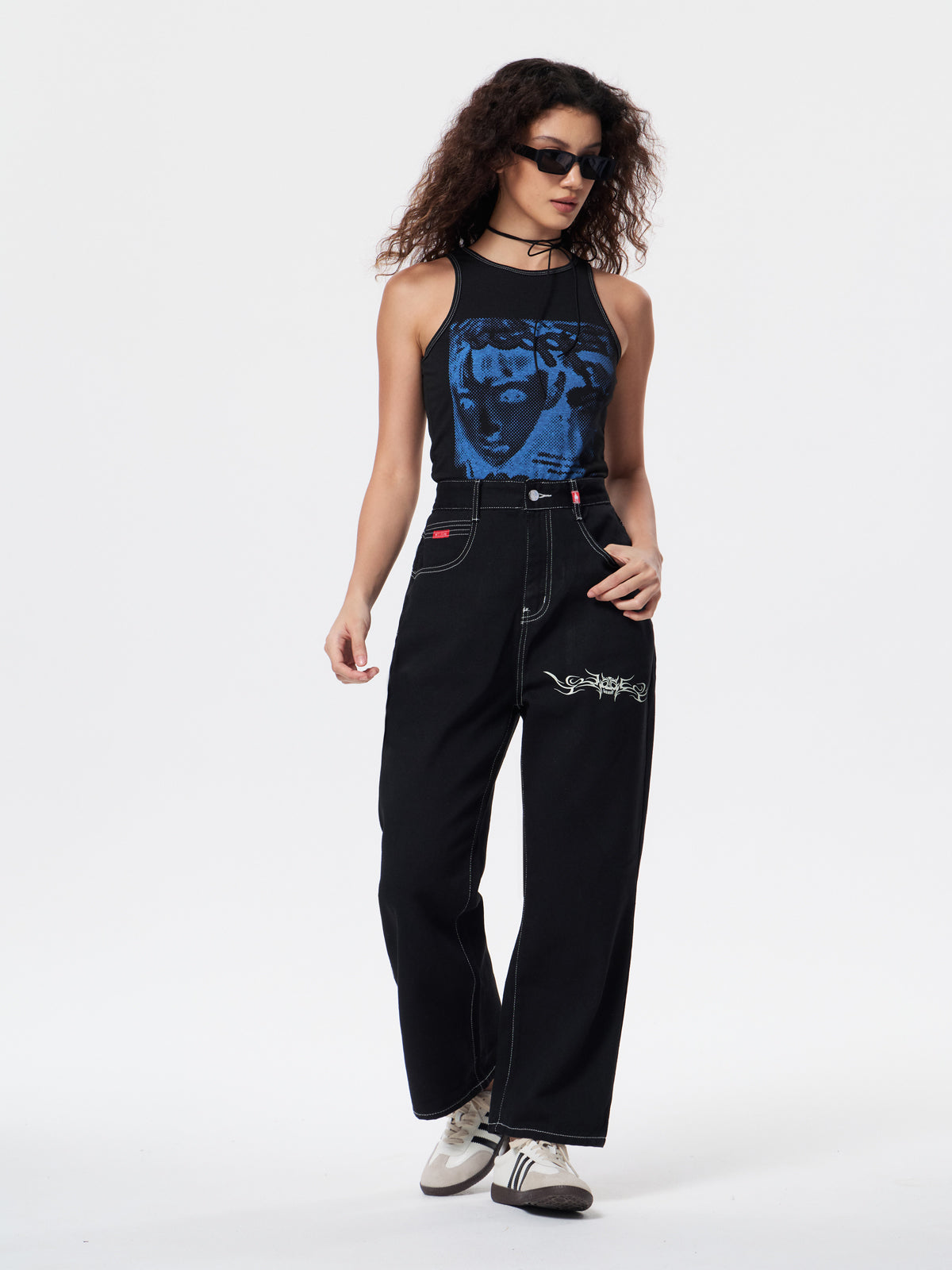 American Retro Hiphop Boyfriend Jeans