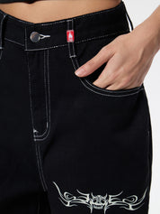 American Retro Hiphop Boyfriend Jeans
