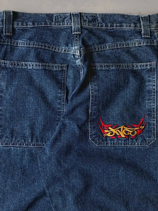 American Retro Hiphop Boyfriend Jeans