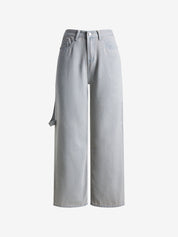European American Street Hip-Hop Boyfriend Jeans