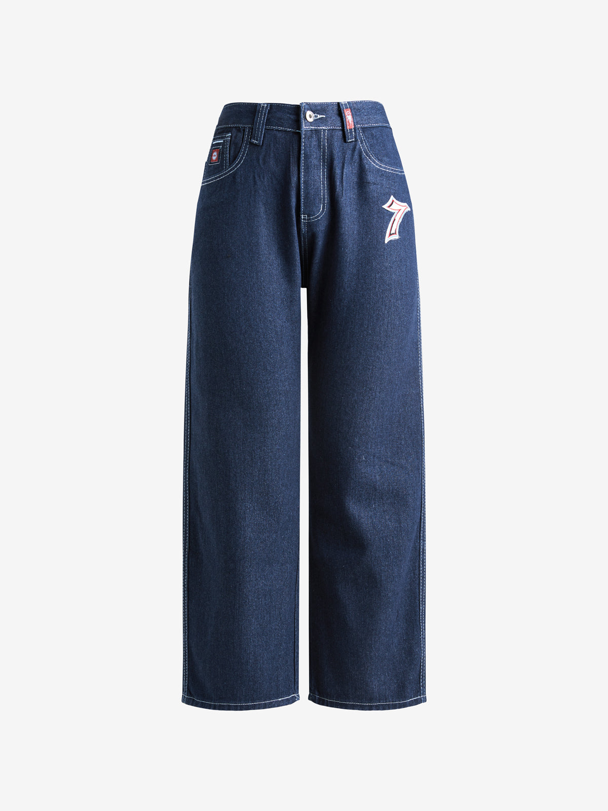 Retro Embroidery Hip Hop Street Boyfriend Jeans