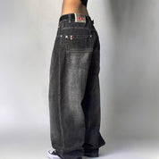 American Retro Distressed Washed Boyfriend Jeans