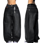 American Retro Distressed Washed Boyfriend Jeans