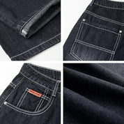 American Retro Distressed Washed Boyfriend Jeans