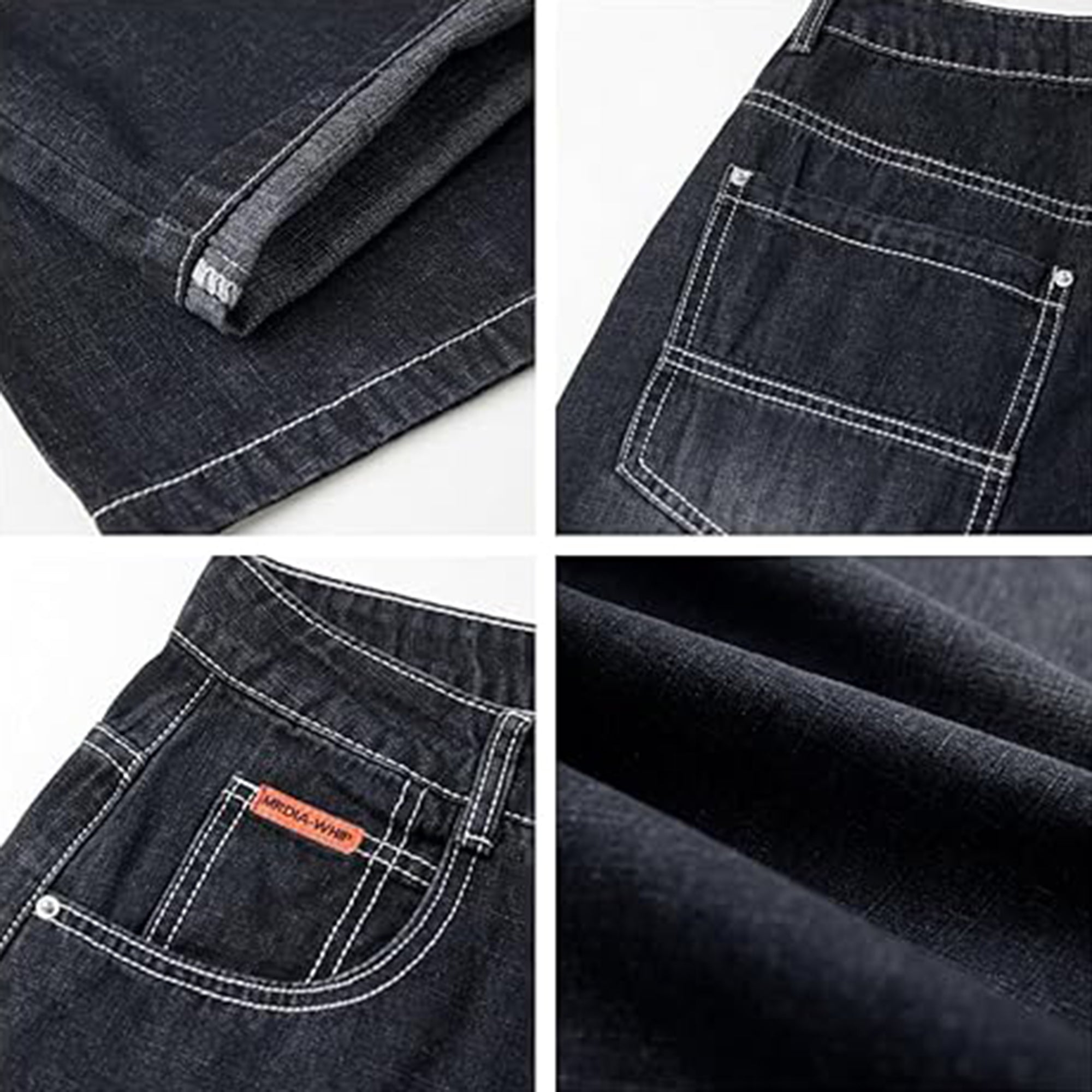 American Retro Distressed Washed Boyfriend Jeans
