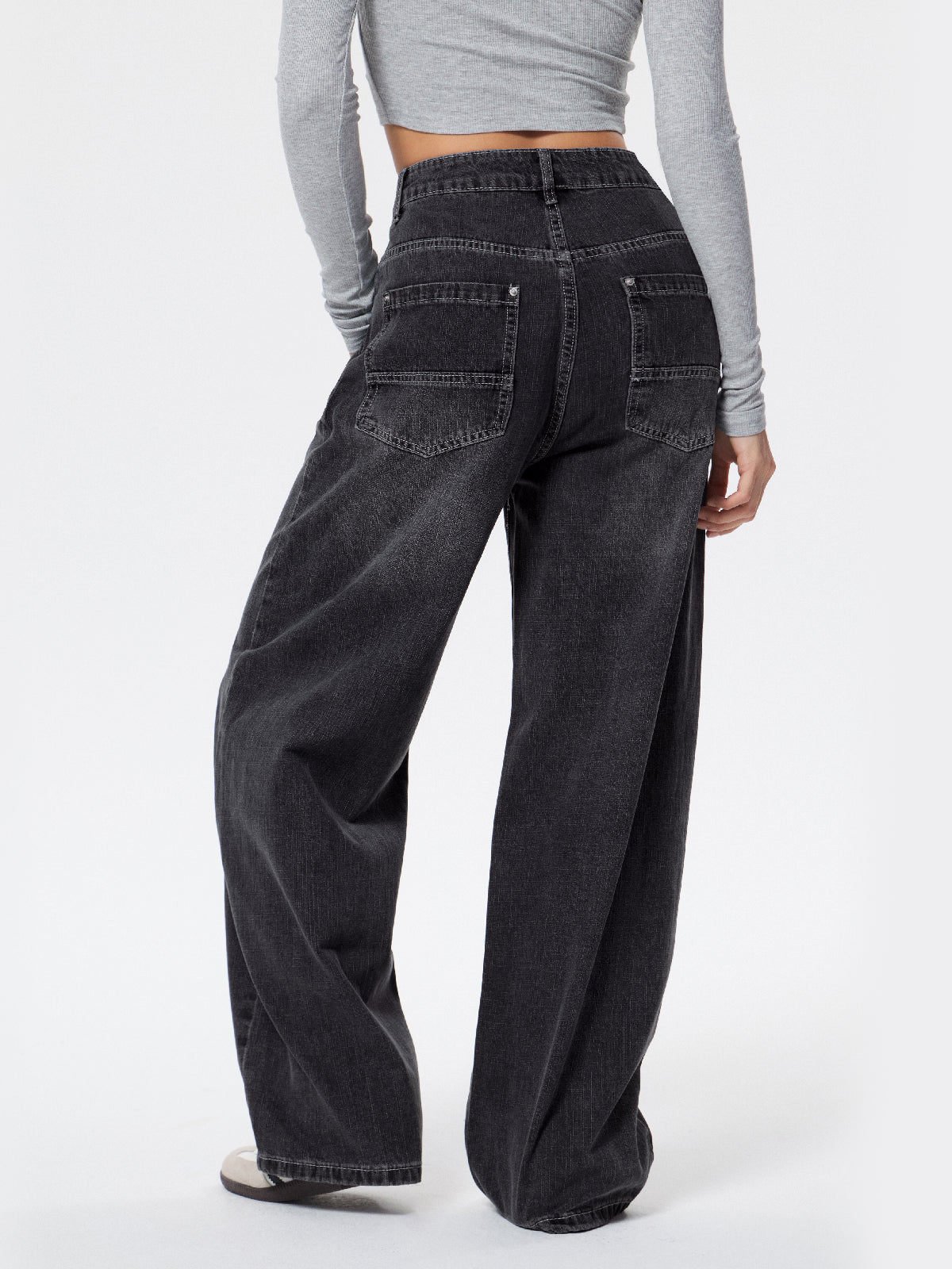 American Retro Distressed Washed Boyfriend Jeans