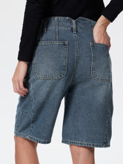 Personalized Pocket Denim Shorts