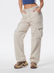 Multi-Pocket Design Cargo Jeans