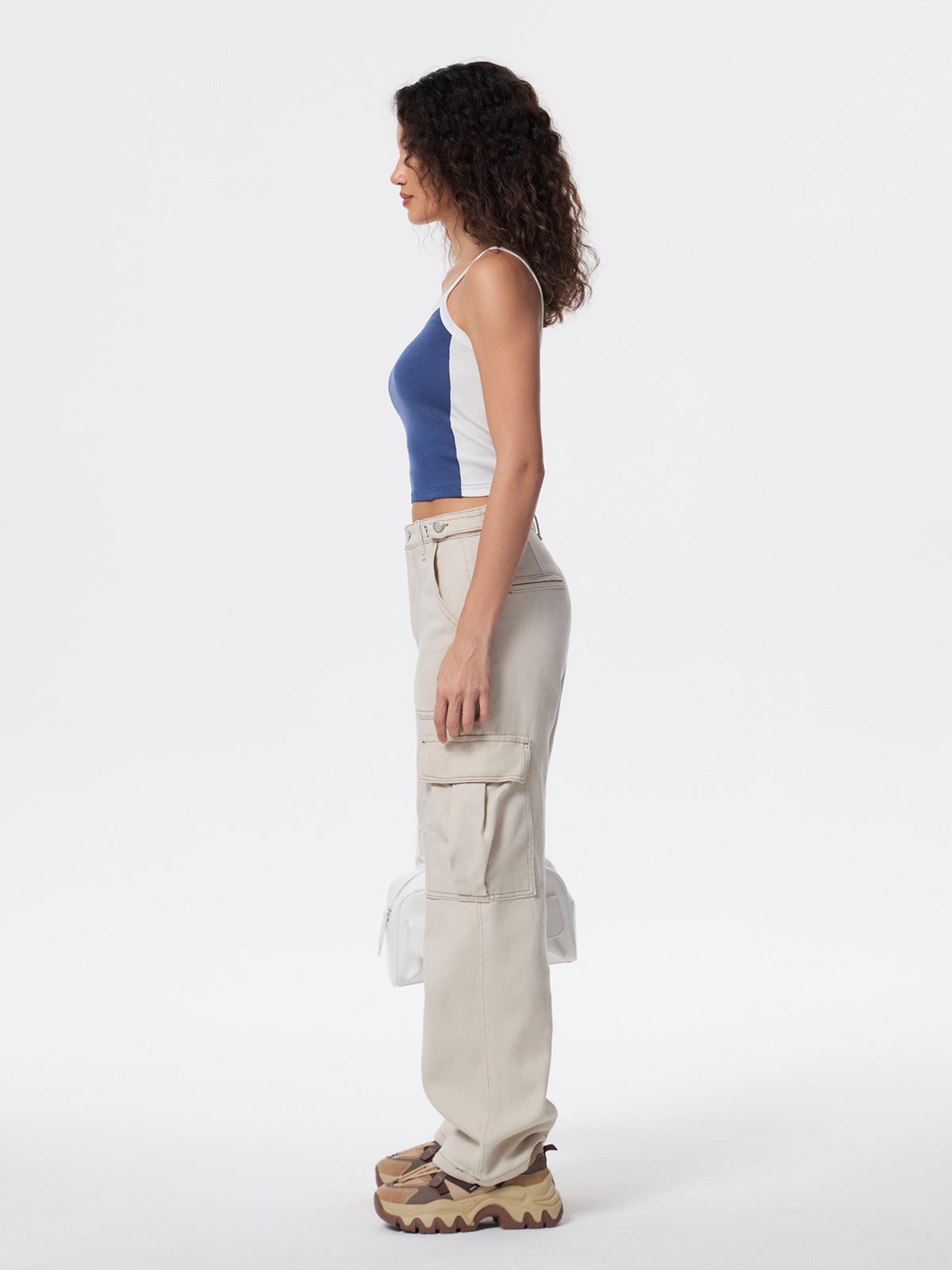 Multi-Pocket Design Cargo Jeans