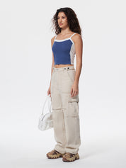 Multi-Pocket Design Cargo Jeans