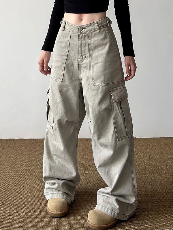 Multi-Pocket Design Cargo Jeans