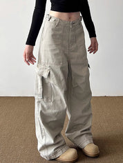 Multi-Pocket Design Cargo Jeans