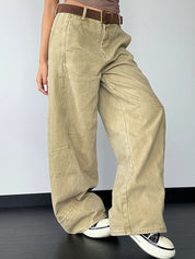 Designer Machete Wide Leg Boyfriend Jeans