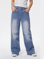Mid-low Rise Baggy Boyfriend Jeans