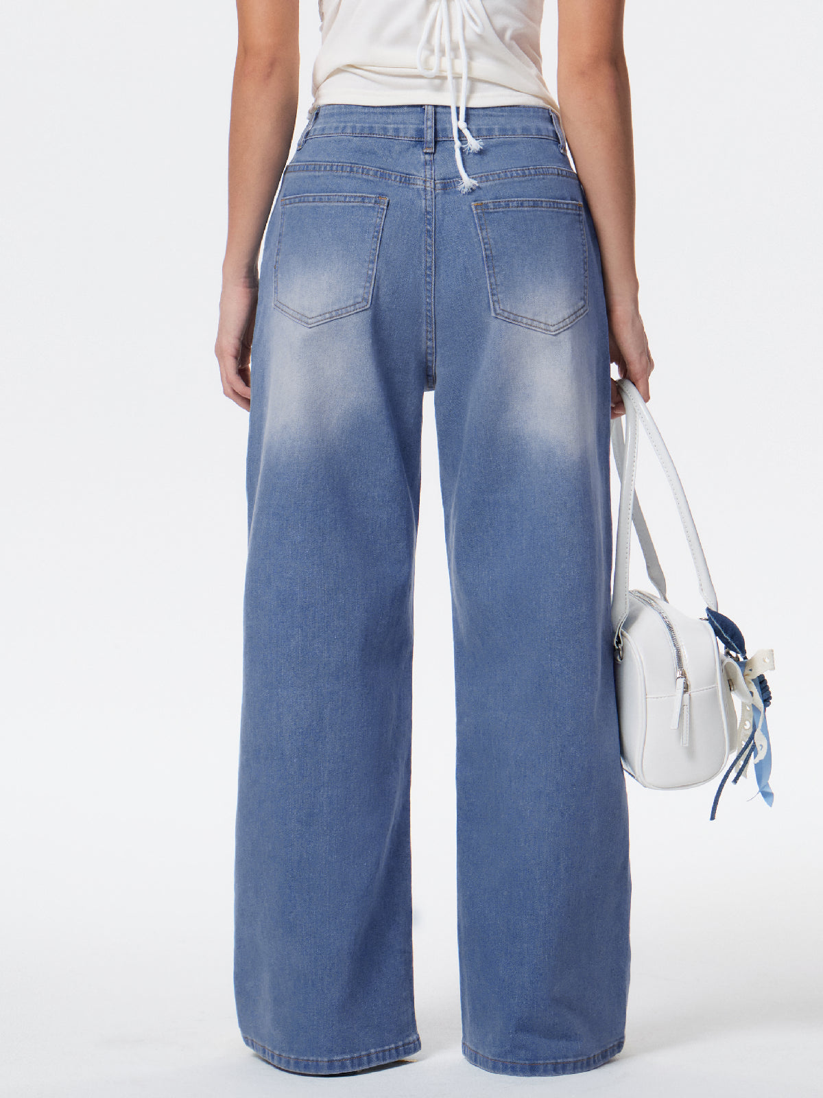 Mid-low Rise Baggy Boyfriend Jeans