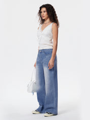 Mid-low Rise Baggy Boyfriend Jeans