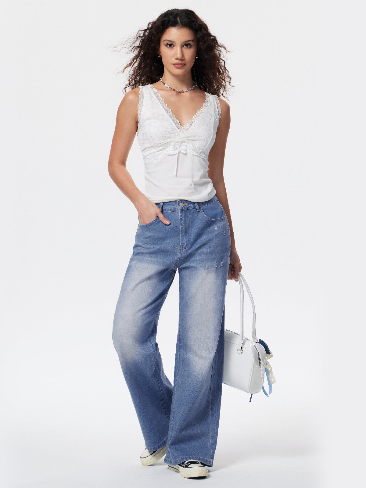 Mid-low Rise Baggy Boyfriend Jeans