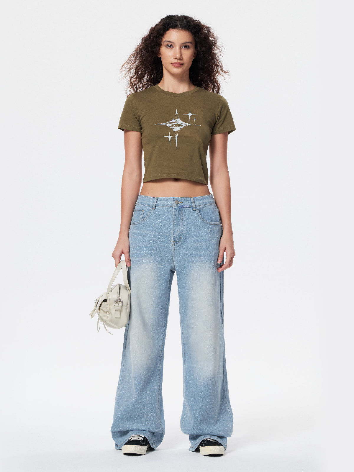 Mid-low Rise Baggy Boyfriend Jeans