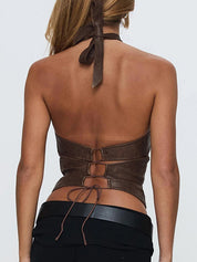 American Hottie Sexy Halter Vest